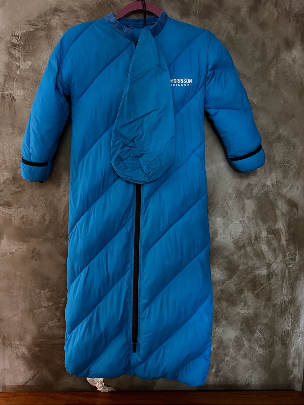 Kids Blue Quilted Puffer Snowsuit